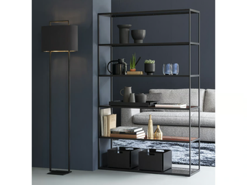 CAMEO - Open glass and steel bookcase by Christine Kröncke Interior Design - view 3